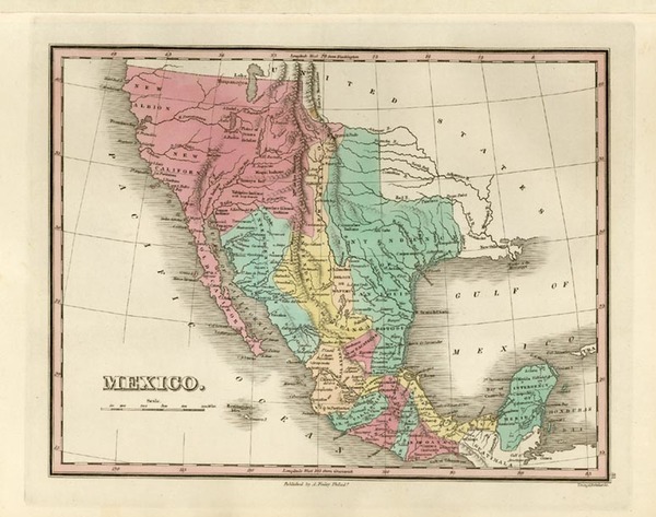 87-Texas, Southwest, Rocky Mountains and California Map By Anthony Finley