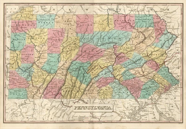 79-Pennsylvania Map By Anthony Finley