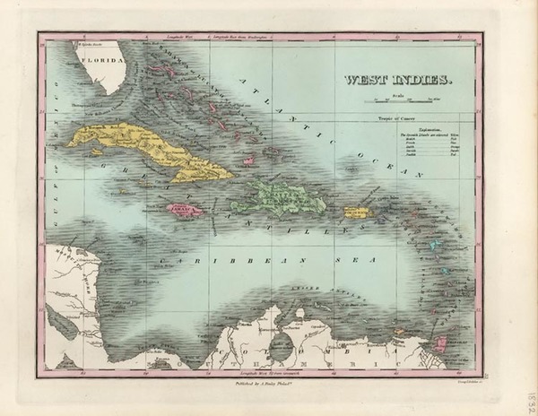 52-Caribbean Map By Anthony Finley