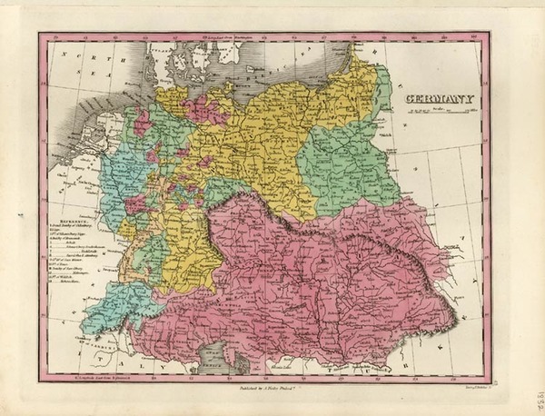 18-Europe, Austria, Poland, Hungary and Germany Map By Anthony Finley