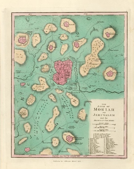 7-Asia and Holy Land Map By Anthony Finley