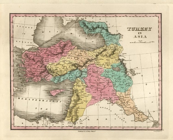 83-Europe, Turkey, Asia, Holy Land, Turkey & Asia Minor and Balearic Islands Map By Anthony Fi