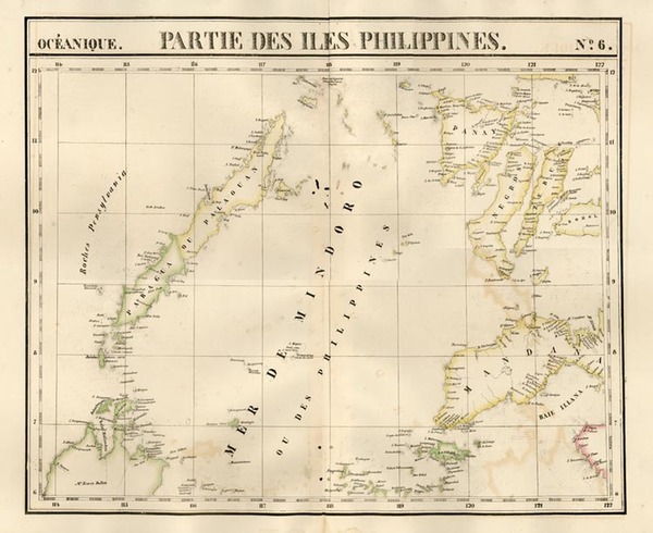 75-Asia and Philippines Map By Philippe Marie Vandermaelen