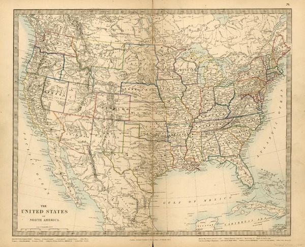 46-United States Map By SDUK / Harrow