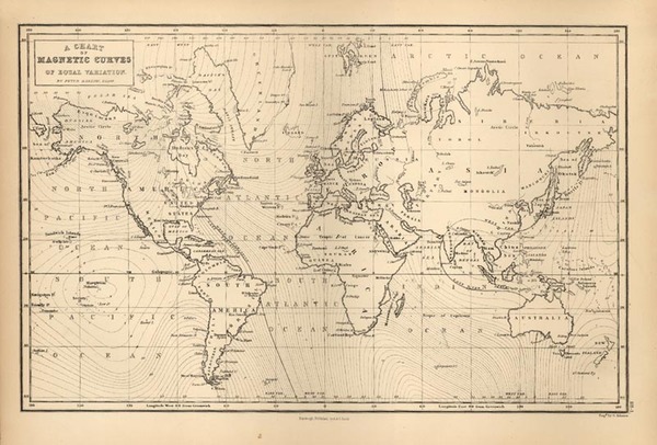 88-World and World Map By Adam & Charles Black