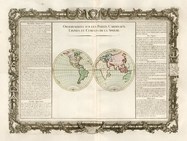 57-World, World and Curiosities Map By Buy de Mornas