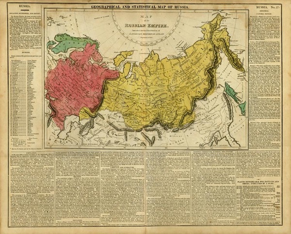 81-Europe, Russia, Asia and Russia in Asia Map By Lavoisne