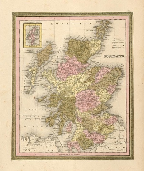 19-Scotland Map By Henry Schenk Tanner