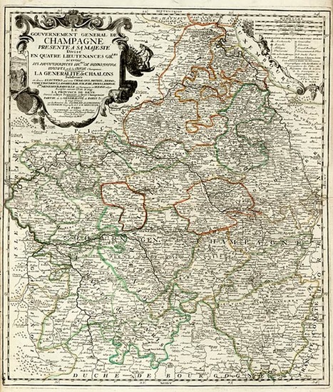 65-Europe and France Map By Jean-Baptiste Nolin