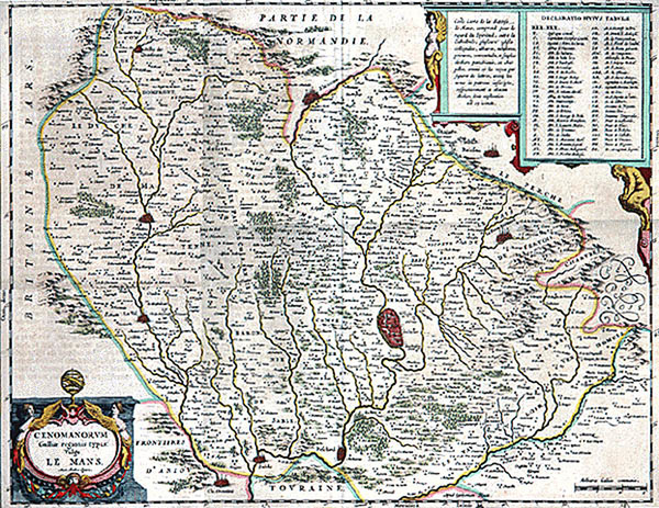 70-Europe and France Map By Willem Janszoon Blaeu