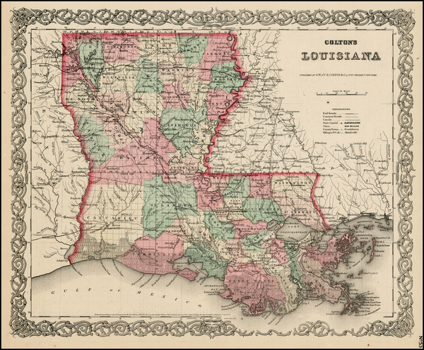 31-South Map By Joseph Hutchins Colton