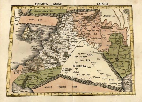 5-Europe, Asia, Middle East, Holy Land, Turkey & Asia Minor and Balearic Islands Map By Marti