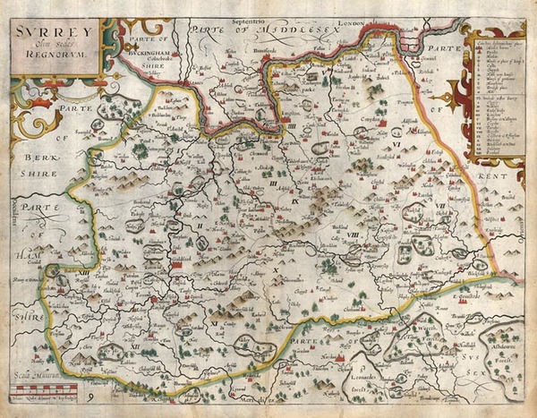 67-Europe and British Isles Map By William Kip / John Norden