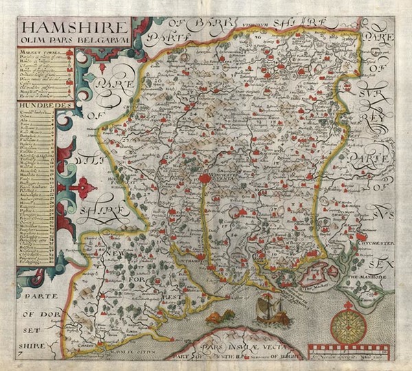 8-Europe and British Isles Map By William Hole / John Norden