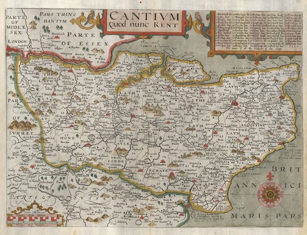 11-Europe and British Isles Map By William Kip / John Norden