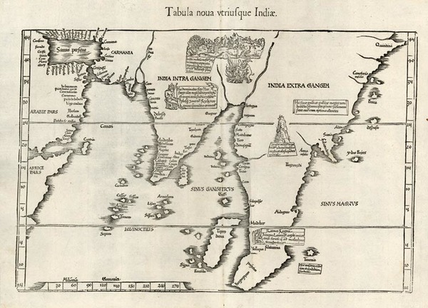 41-Indian Ocean, India, Southeast Asia, Other Islands and Middle East Map By Lorenz Fries