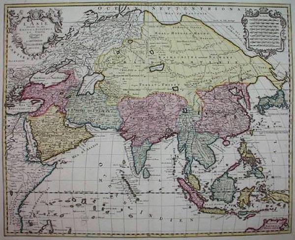 67-Asia and Asia Map By Jan Barend Elwe