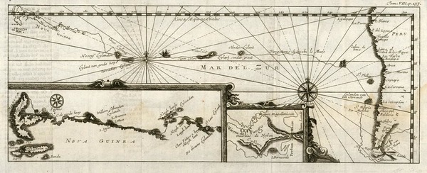 97-World, South America, Australia & Oceania, Pacific, Australia and Oceania Map By Rén