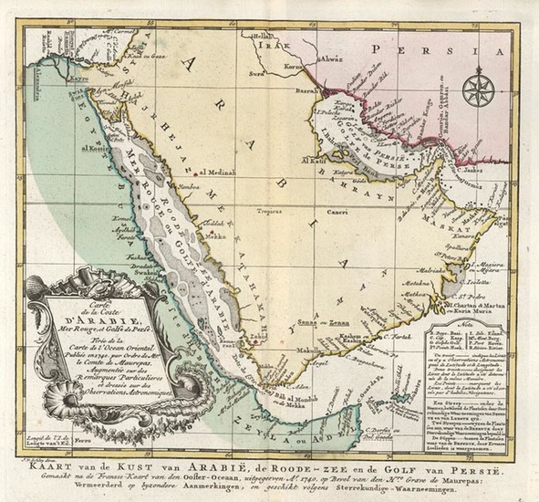 21-Middle East Map By J.V. Schley