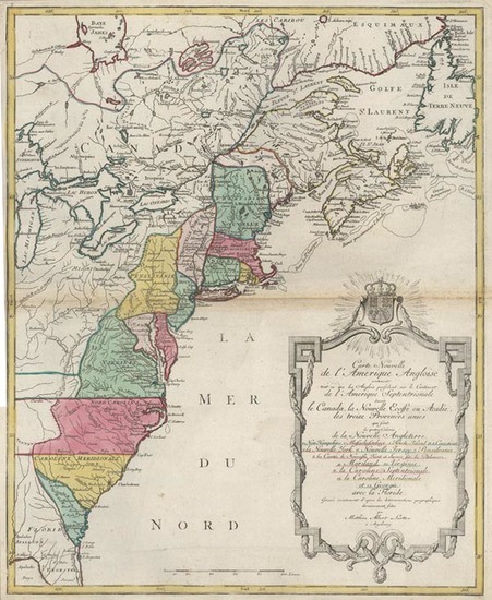 78-United States and Canada Map By Mathais Albrecht Lotter