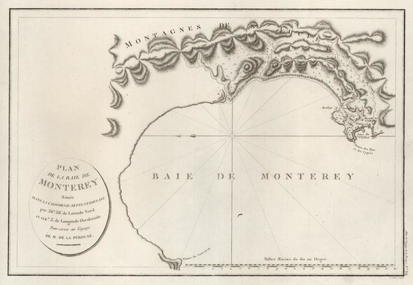 42-California Map By Jean Francois Galaup de La Perouse