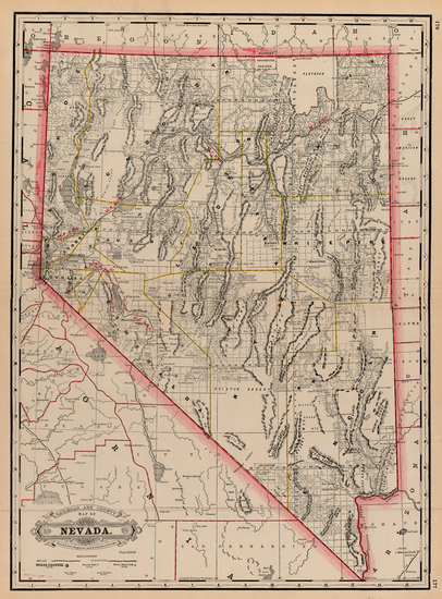 31-California Map By George F. Cram