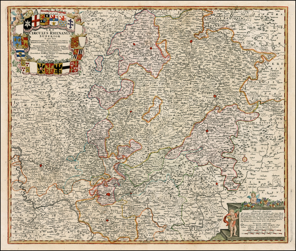 8-Germany Map By Johann Baptist Homann