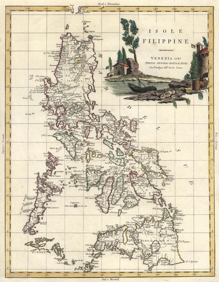 34-Philippines Map By Antonio Zatta