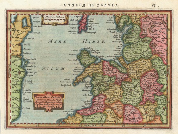 42-Europe and British Isles Map By Henricus Hondius - Gerhard Mercator