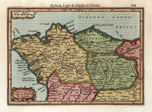 69-Europe and Spain Map By Henricus Hondius - Gerhard Mercator