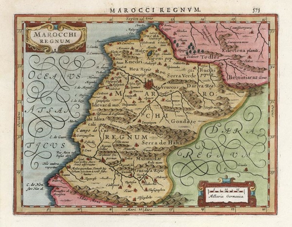 99-Africa and North Africa Map By Henricus Hondius - Gerhard Mercator