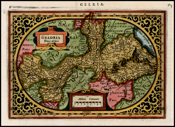 75-Europe and Netherlands Map By Jodocus Hondius - Michael Mercator