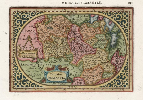 63-Europe and Netherlands Map By Jodocus Hondius - Michael Mercator