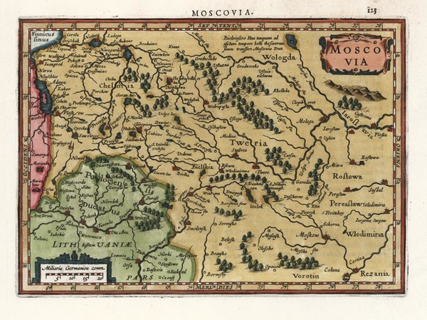 72-Europe, Poland and Russia Map By Henricus Hondius - Gerhard Mercator