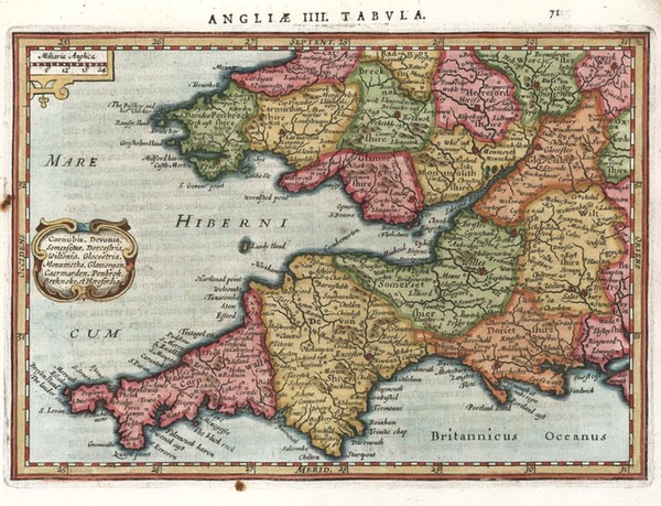 25-Europe and British Isles Map By Henricus Hondius - Gerhard Mercator