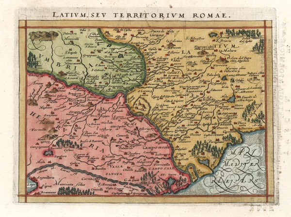 9-Europe and Italy Map By Giovanni Antonio Magini