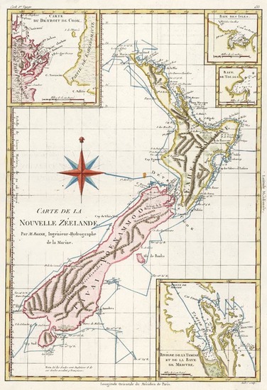 39-Australia & Oceania and New Zealand Map By Rigobert Bonne