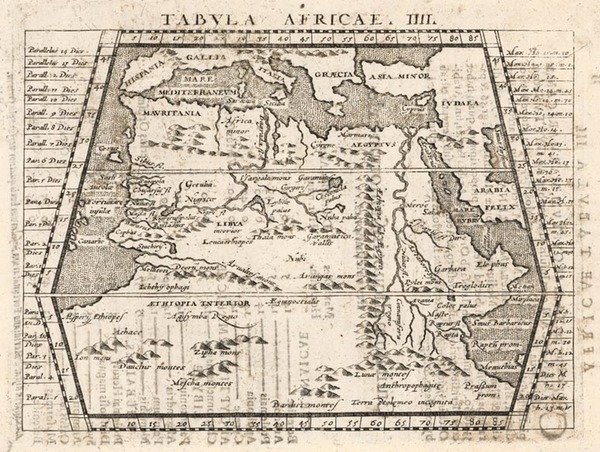 25-Asia, Middle East, Holy Land, Turkey & Asia Minor, Africa and North Africa Map By Giovanni 