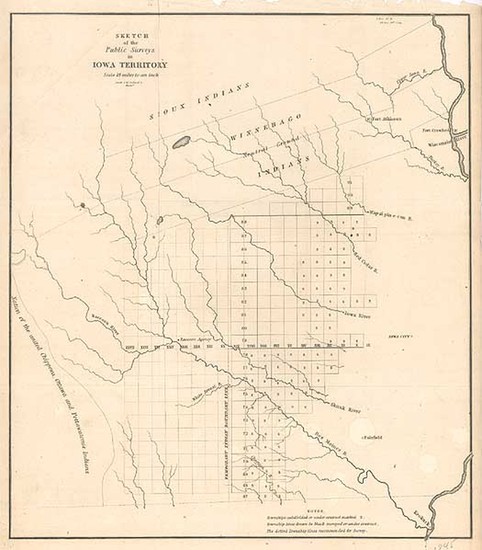 38-Midwest and Plains Map By U.S. State Surveys