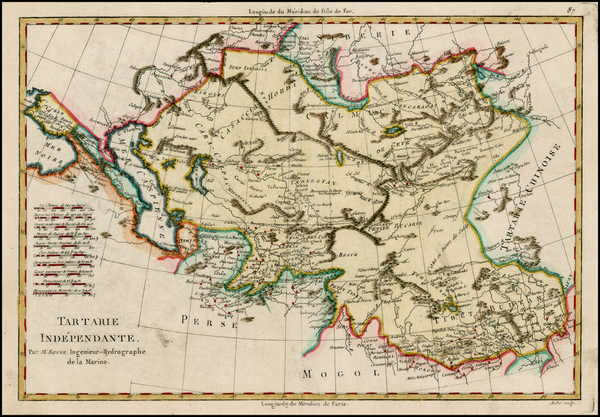 11-Asia, China and Central Asia & Caucasus Map By Rigobert Bonne