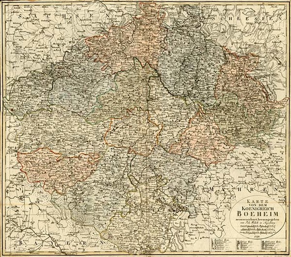 59-Europe and Czech Republic & Slovakia Map By Johann Walch