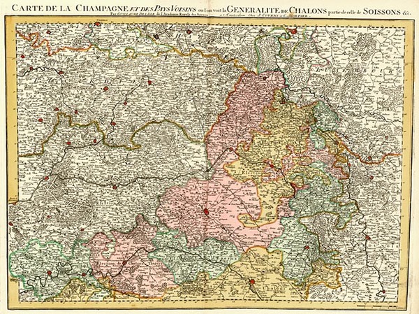 75-France Map By Johannes Covens  &  Cornelis Mortier