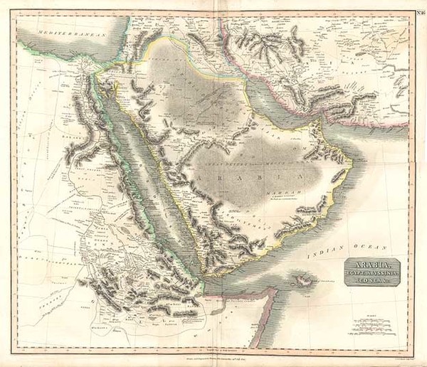 57-Asia, Middle East, Africa and North Africa Map By John Thomson