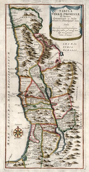 81-Asia and Holy Land Map By Augustin Calmet