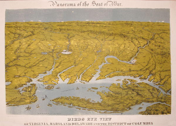 28-Mid-Atlantic and Southeast Map By John Bachmann