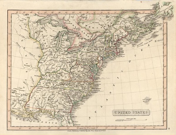 92-United States Map By Charles Smith