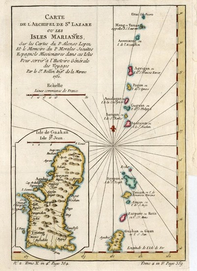 83-Australia & Oceania, Oceania and Other Pacific Islands Map By Jacques Nicolas Bellin