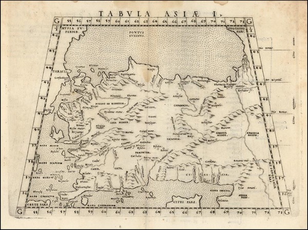 25-Europe, Turkey, Asia and Turkey & Asia Minor Map By Girolamo Ruscelli