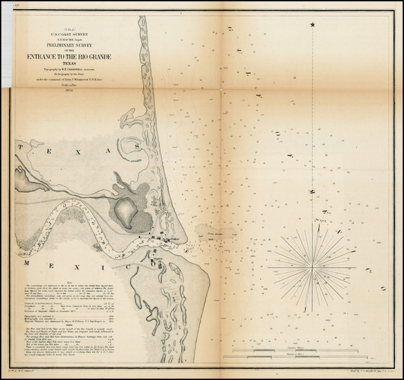 42-Texas Map By United States Coast Survey