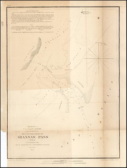 13-Texas Map By United States Coast Survey